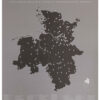 Poster Germany - Nord - black/white